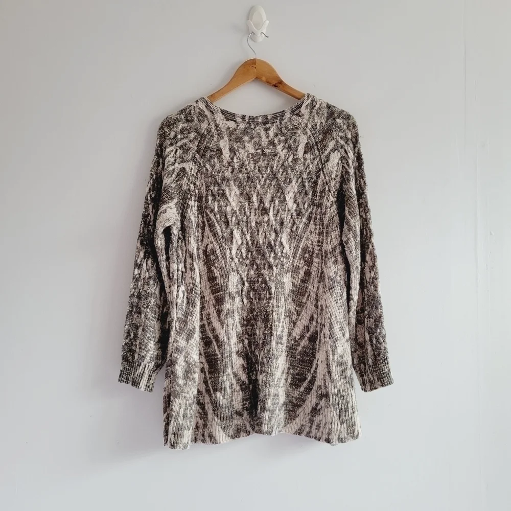 ☀️Nic+Zoe Camouflage Sweater